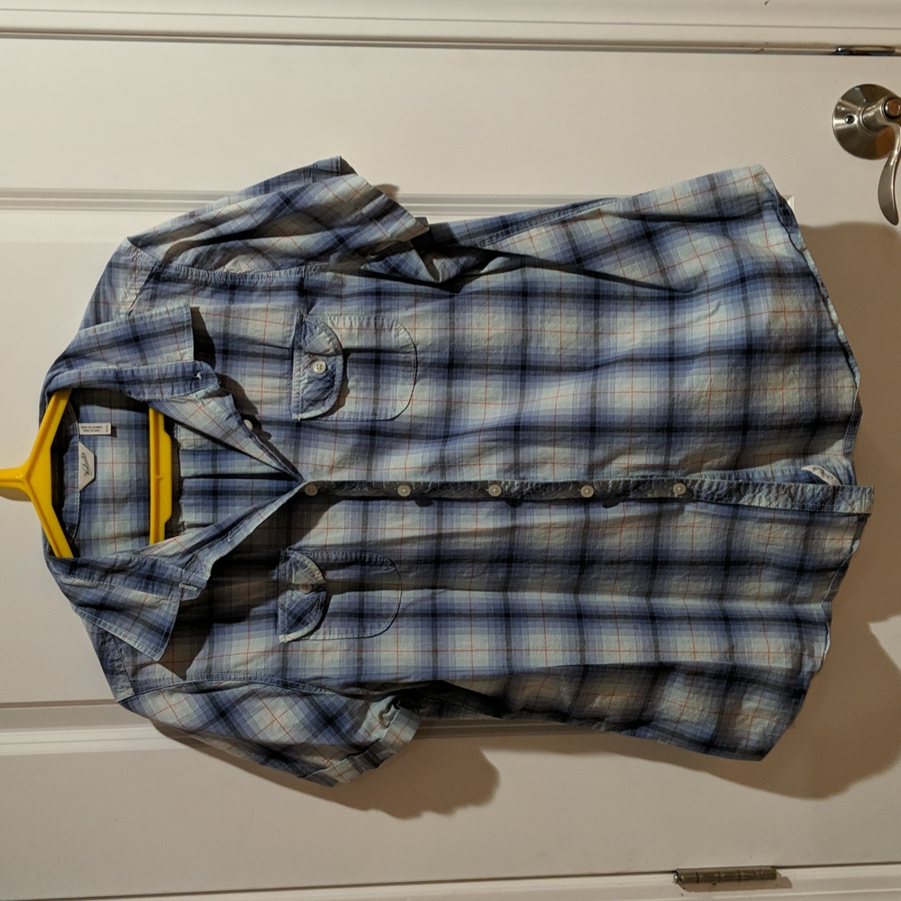 Woolrich women's short sleeve collared button down